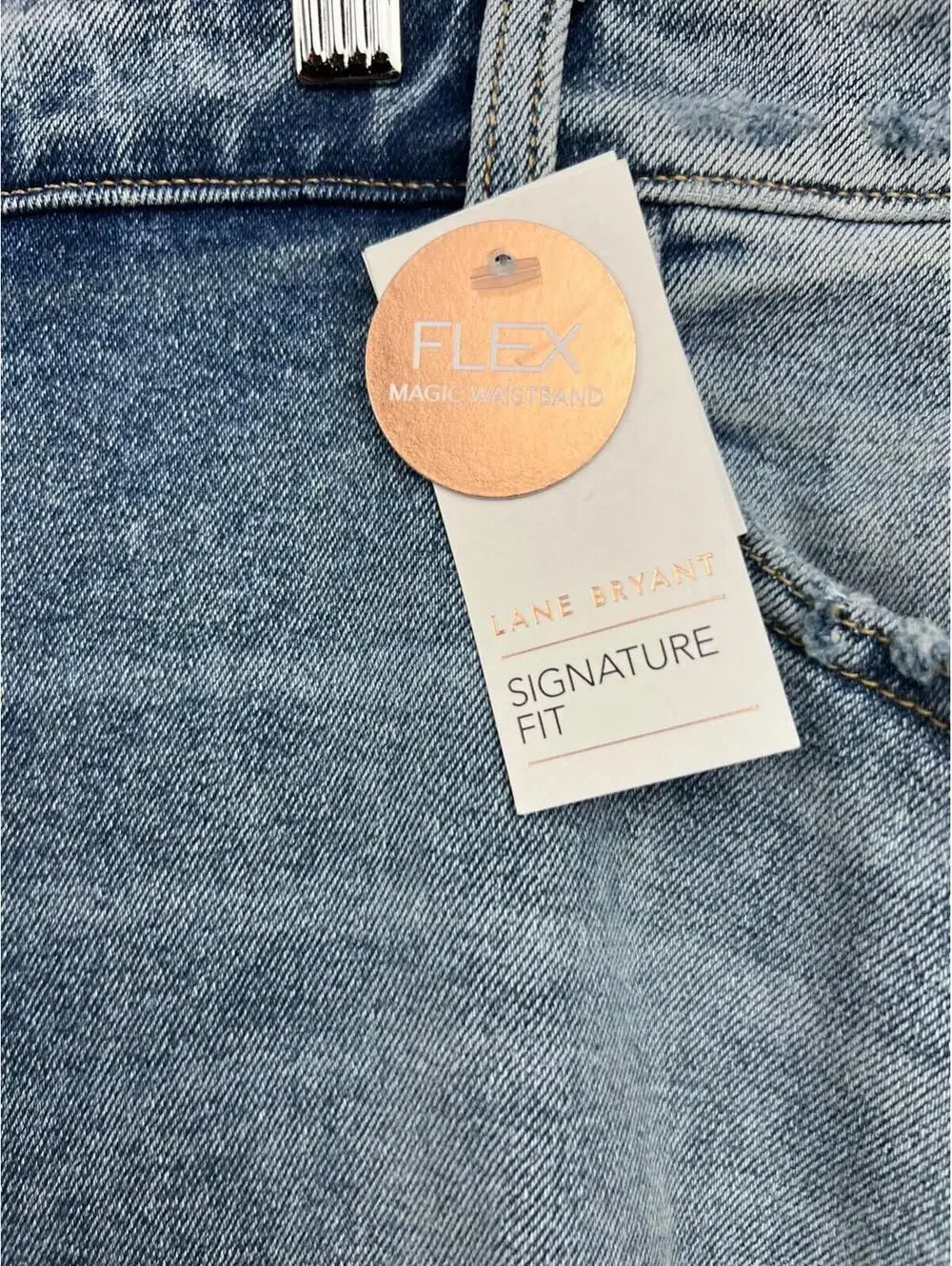 Lane Bryant Boyfriend Jeans Womens Plus 22 Flex Magic Waistband Mid Rise Fit